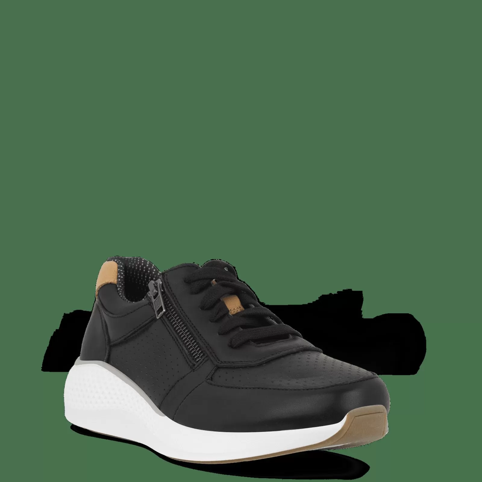 dolphin_dolly__sort_2-2.webp Sko Med Lynlås>Green Comfort Dolphin Dolly - Sort