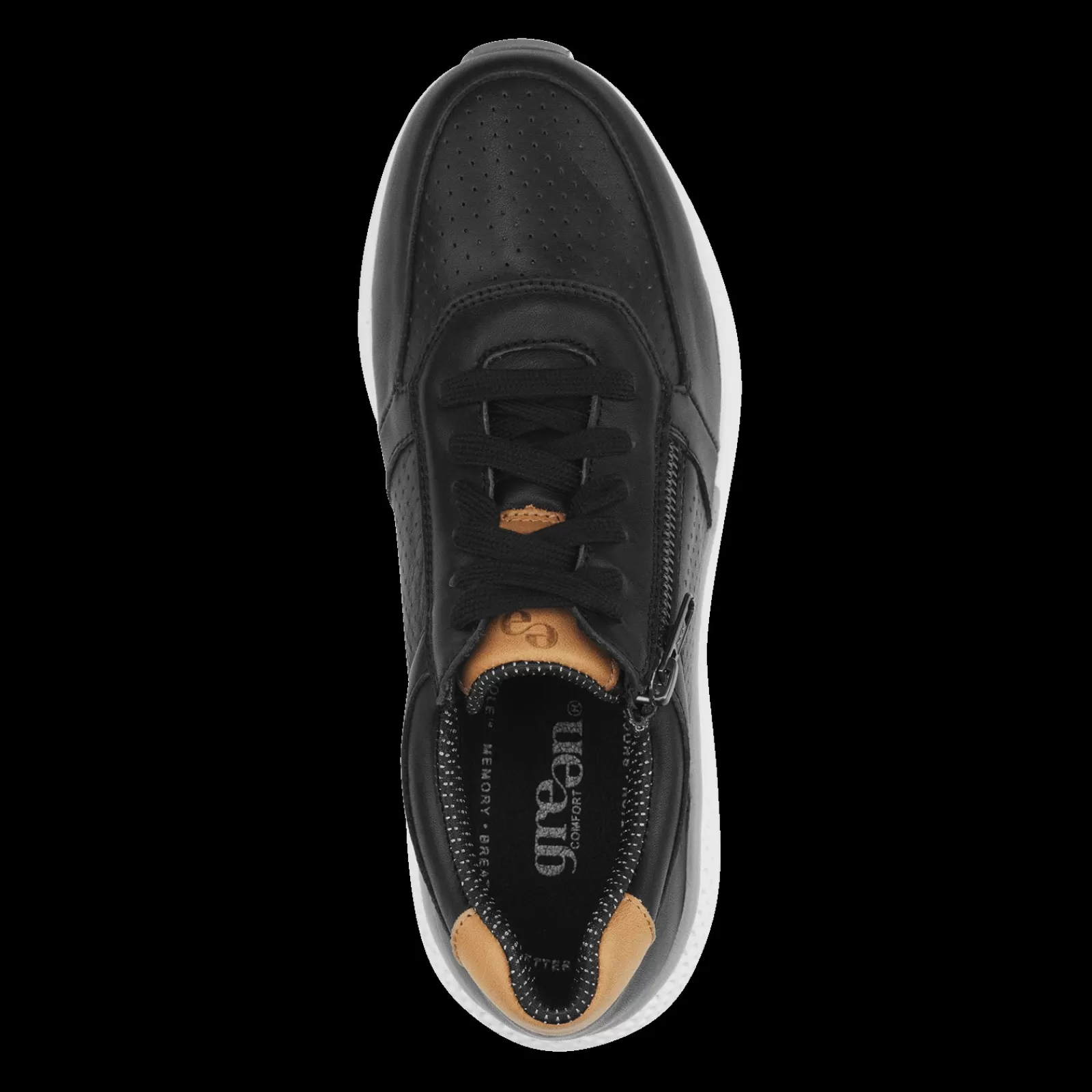 dolphin_dolly__sort_3-2.webp Sko Med Lynlås>Green Comfort Dolphin Dolly - Sort