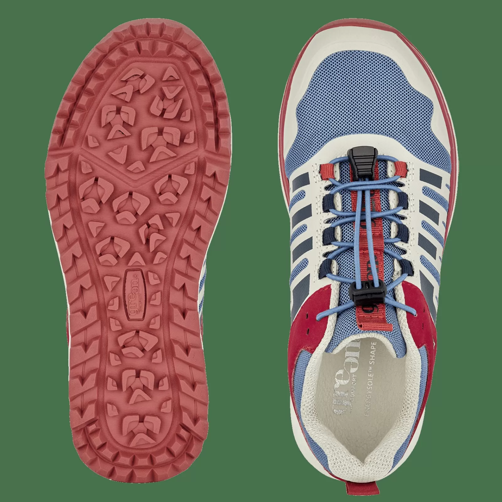 track_n_trail_theo__red_3-1.webp Outdoor Sko>Green Comfort Track N' Trail Theo - Red