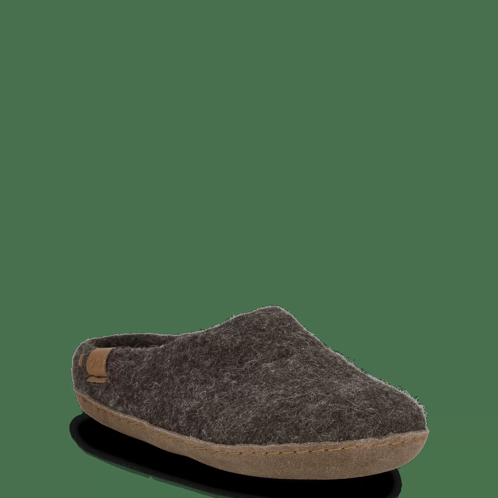 wool_makalu__brown_2-1.webp Hjemmesko Med Skindsål>Green Comfort Wool Makalu - Brown