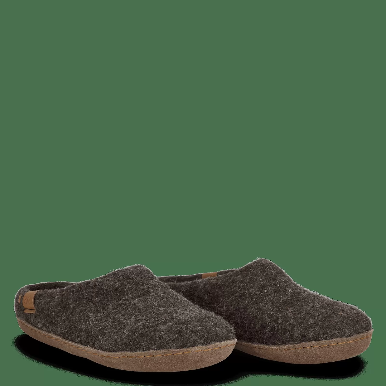 wool_makalu__brown_4-1.webp Hjemmesko Med Skindsål>Green Comfort Wool Makalu - Brown