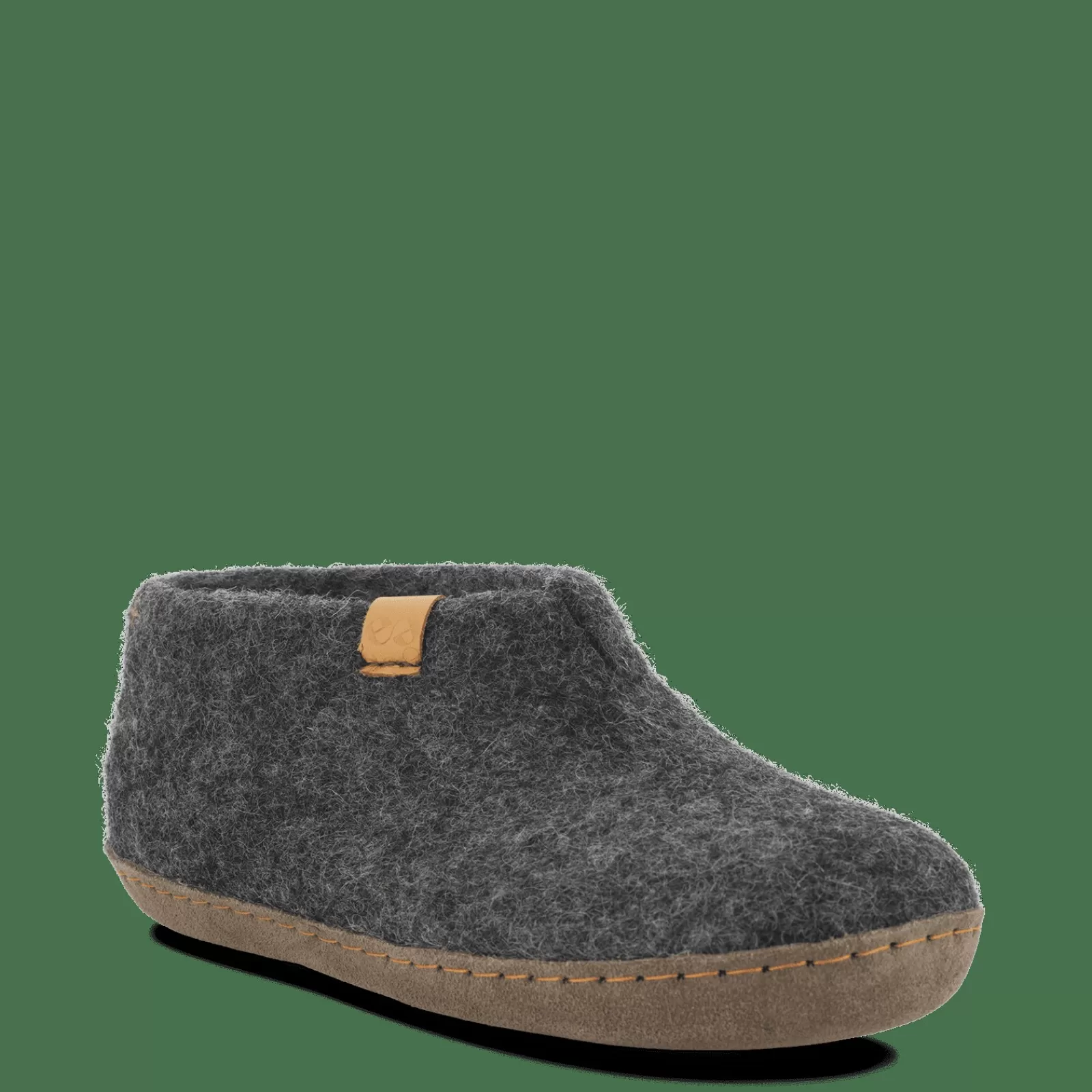 wool_mera__antracit_grey_2-1.webp Hjemmesko Med Skindsål>Green Comfort Wool Mera - Antracit Grey